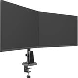 Neomounts DS60-600BL2 Monitorarm 10-32" - Quick-fix - 180°-stop Zwart