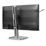 Philips 24B2G5200 23.8" monitor Zilver/zwart, VGA, HDMI, DisplayPort, USB, Audio, 100 Hz