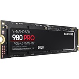 SAMSUNG 980 PRO, 500 GB SSD MZ-V8P500BW, PCIe Gen 4.0 x4, NVMe 1.3