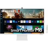 SAMSUNG LS32BM801UUXEN 32" 4K UHD monitor Wit, 4K UDH, Wifi, Bluetooth, USB-C, HD webcam
