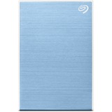 Seagate One Touch with Password 4 TB externe harde schijf Lichtblauw, USB-A 3.2 (5 Gbit/s)