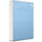 Seagate One Touch with Password 4 TB externe harde schijf Lichtblauw, USB-A 3.2 (5 Gbit/s)