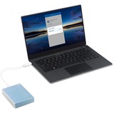 Seagate One Touch with Password 4 TB externe harde schijf Lichtblauw, USB-A 3.2 (5 Gbit/s)