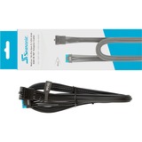 Seasonic Adapterkabel Gen 5 SS-16P - 90°-12V-2x6-600 Zwart, 70 cm
