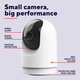 Trust IPCAM-2700 360° beveiligingscamera Wit, 2.4 of 5GHz wifi