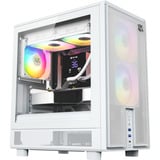 XYZ PC Gear Atom midi tower behuizing Wit | 2x USB-A | 1x USB-C | Tempered Glass