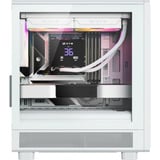 XYZ PC Gear Atom midi tower behuizing Wit | 2x USB-A | 1x USB-C | Tempered Glass