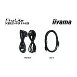 iiyama ProLite XB2491HS-B1 23.8" monitor Zwart, 120 Hz, HDMI, DisplayPort, Audio