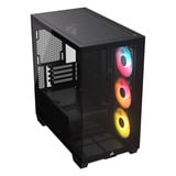 Corsair 2800X RS-R ARGB mini tower behuizing Zwart | 1x USB-A | 1x USB-C | Tempered Glass