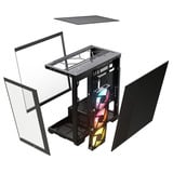 Corsair 2800X RS-R ARGB mini tower behuizing Zwart | 1x USB-A | 1x USB-C | Tempered Glass