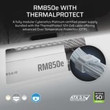 Corsair RM850e (2026) modulaire 850 watt voeding  Wit, 1x 12V-2x6, 3x PCIe, ATX 3.1, ThermalProtect 12V-2x6