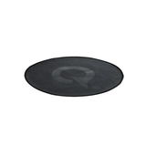HerQs Grounder Cozy & Blaze Heat Mat Zwart, Ø 70 cm