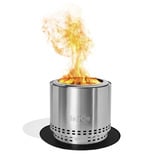 HerQs Grounder Cozy & Blaze Heat Mat Zwart, Ø 70 cm