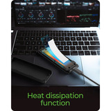 ICY BOX IB-1805ML-CU31 M.2 NVMe SSD Externe behuizing Zwart