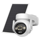 Imou AOV PT 4K Kit (wifi+4G) Simcard&SD beveiligingscamera Wit, 8 MP, WiFi 6, 4G LTE, Solar panel, AI-detectie