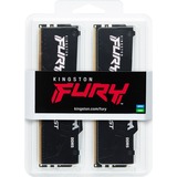 Kingston FURY 32 GB DDR5-5200 Kit werkgeheugen Zwart, KF552C36BBEAK2-32, Beast RGB, XMP, EXPO