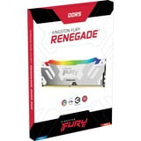 Kingston FURY 32 GB DDR5-7200 Kit werkgeheugen Wit, KF572C38RWAK2-32, Renegade RGB, XMP