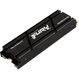 Kingston FURY Renegade met Heatsink 500 GB SSD Zwart, SFYRSK/500G, M.2 2280, PCIe 4.0 NVMe