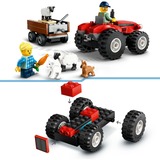 LEGO City - Rode tractor met aanhanger en schapen Constructiespeelgoed 60461