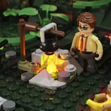 Lumibricks Retro House - Lookout Campground Constructiespeelgoed F9022V2.0