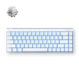 MCHOSE Ace 68 Air Hall Effect Magnetic Switch Gaming Keyboard Wit/blauw, US lay-out, 65%, RGB, Hot swap, PBT Keycaps, USB-C, Hall Effect Sensor