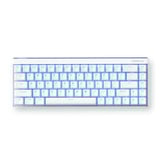 MCHOSE Ace 68 Air Hall Effect Magnetic Switch Gaming Keyboard Wit/blauw, US lay-out, 65%, RGB, Hot swap, PBT Keycaps, USB-C, Hall Effect Sensor