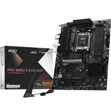 MSI  socket AM5 moederbord Zwart/zilver