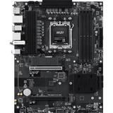 MSI  socket AM5 moederbord Zwart/zilver