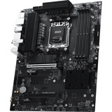 MSI  socket AM5 moederbord Zwart/zilver