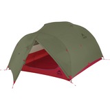 MSR Mutha Hubba NX 3-Person Backpacking Tent Olijfgroen/rood