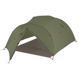 MSR Mutha Hubba NX 3-Person Backpacking Tent Olijfgroen/rood