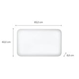 Mill Steel WiFi paneelverwarming PA700WIFI4, 700 Watt convector Wit, wifi 2,4 GHz (wifi 6), Bluetooth 5.2, Zigbee 3.0 + App