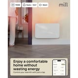 Mill Steel WiFi paneelverwarming PA700WIFI4, 700 Watt convector Wit, wifi 2,4 GHz (wifi 6), Bluetooth 5.2, Zigbee 3.0 + App