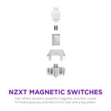 NZXT Function Elite MiniTKL, gaming toetsenbord Wit, US lay-out, NZXT Swift, NZXT Swift, 80%, Hot-swappable