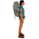 Osprey Renn 50 rugzak Lichtbruin, 50 Liter, One Size, Pediment Grey/Linen Tan