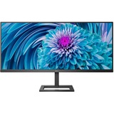 Philips 345E2AE/00 UltraWide LED-monitor Zwart, 2x HDMI, 1x DisplayPort, Sound