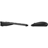 Qware Florence Draadloze Combo desktopset Zwart, EU lay-out (QWERTY), Scissor switches, 80% (TKL), 1200 DPI, 2,4 GHz USB | Bluetooth