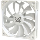 Scythe Kaze Flex 120 White PWM case fan Wit, PWM-aansluiting, KF1225FD12W-P