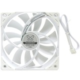 Scythe Kaze Flex 120 White PWM case fan Wit, PWM-aansluiting, KF1225FD12W-P