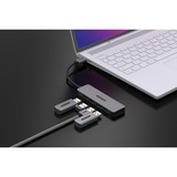 Sitecom USB-A naar 4x USB-A Hub usb-hub Grijs