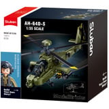 Sluban ModelBricks - AH-64D Apache Longbow aanvalshelikopter Constructiespeelgoed Schaal 1:35