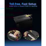 TerraMaster F6-424 nas Zwart, 2x 2.5GbE, HDMI, USB