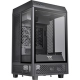 Thermaltake The Tower 100 Mini Tower, tower behuizing Zwart | 2x USB-A | 1x USB-C | Window