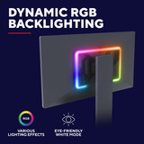 Trust GXT 907 Vybz RGB-achtergrondverlichting voor monitoren Zwart