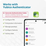 Yubico C NFC security key Zwart, USB-C 2.0, NFC