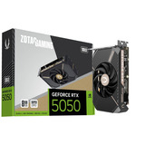 ZOTAC GeForce RTX 5050 SOLO 8GB grafische kaart DLSS 4, 3x DisplayPort, 1x HDMI 2.1