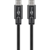 goobay Sync & Charge Super Speed USB-C kabel Zwart, 2 meter