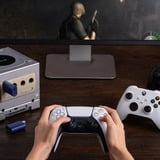 8BitDo 8BitDo Retro Receiver for Nintendo Gamecube bluetooth adapter Blauw