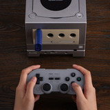 8BitDo Retro Receiver for Nintendo Gamecube bluetooth adapter Blauw, Bluetooth LE