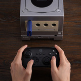 8BitDo Retro Receiver for Nintendo Gamecube bluetooth adapter Blauw, Bluetooth LE